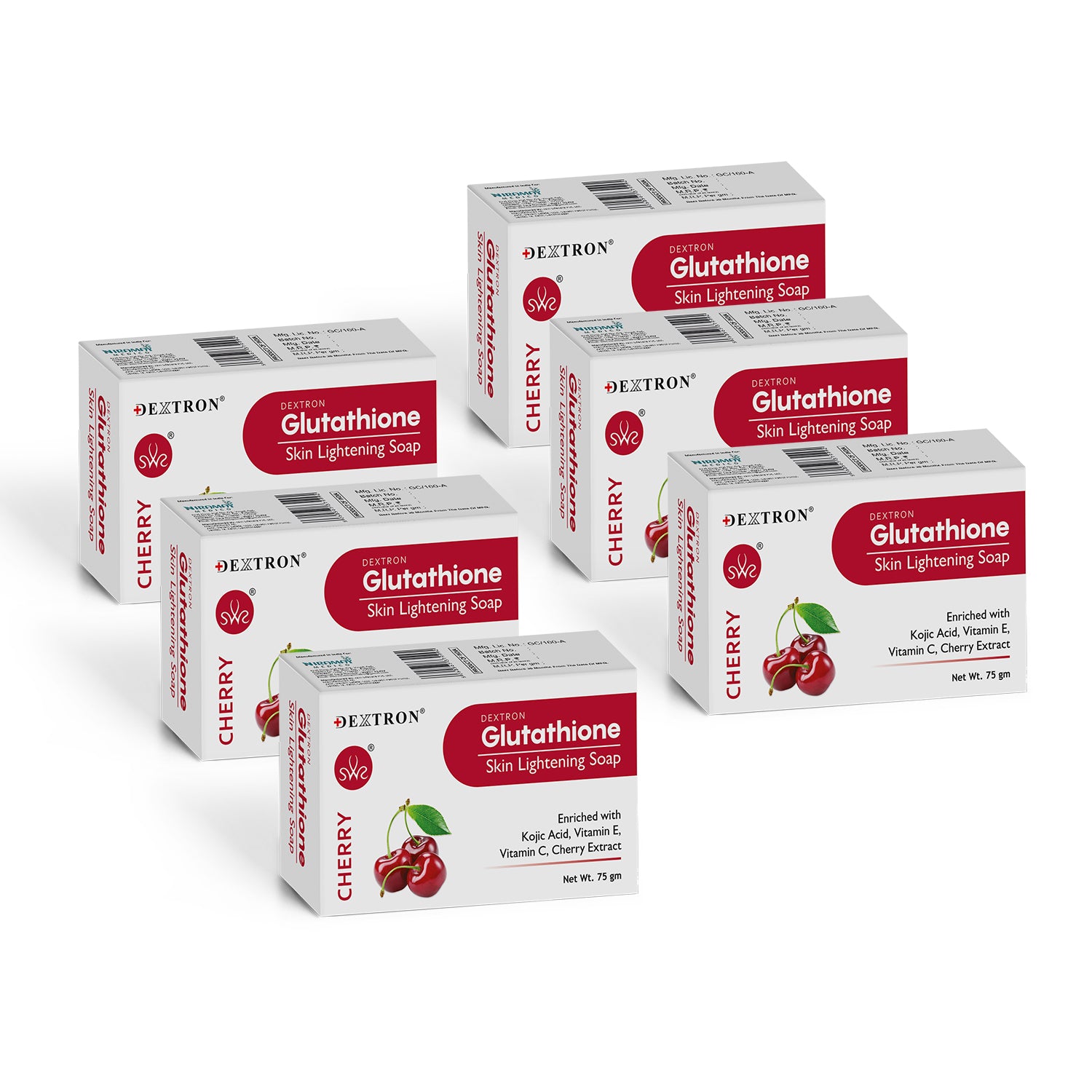 Dextron Cherry Glutathione Skin Lightening Soap 75gm