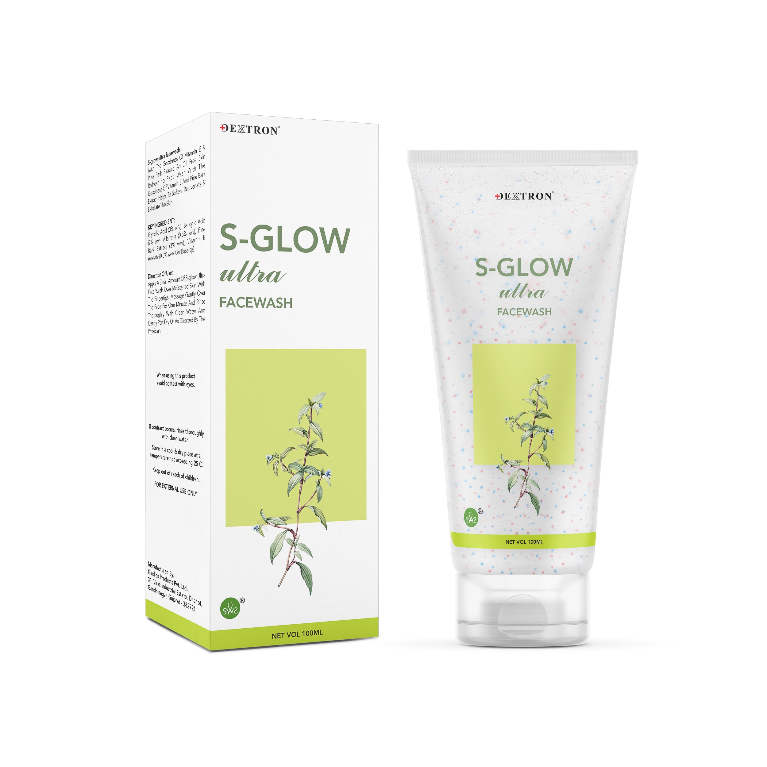 S-Glow Ultra Face Wash 100ml