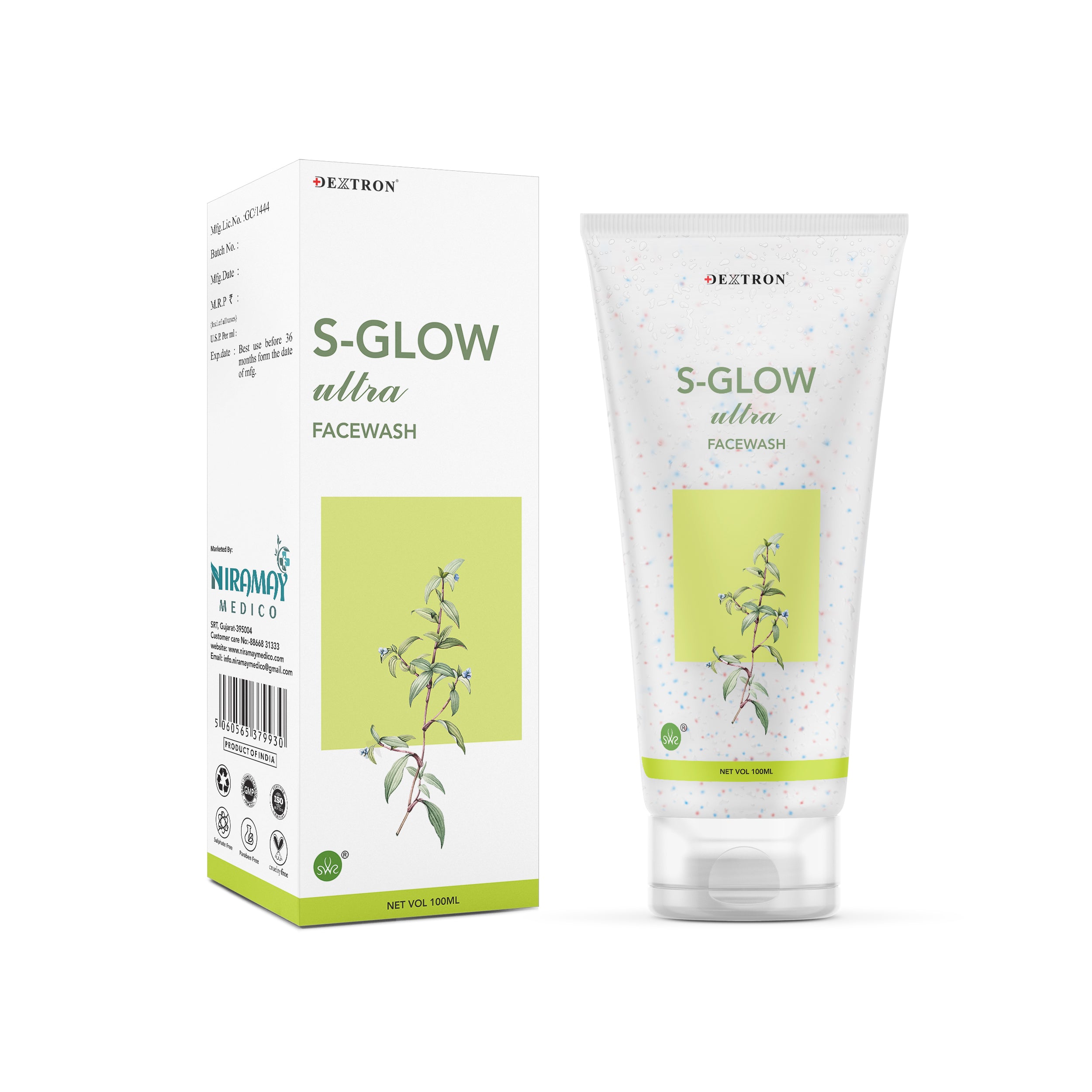 S-Glow Ultra Face Wash 100ml