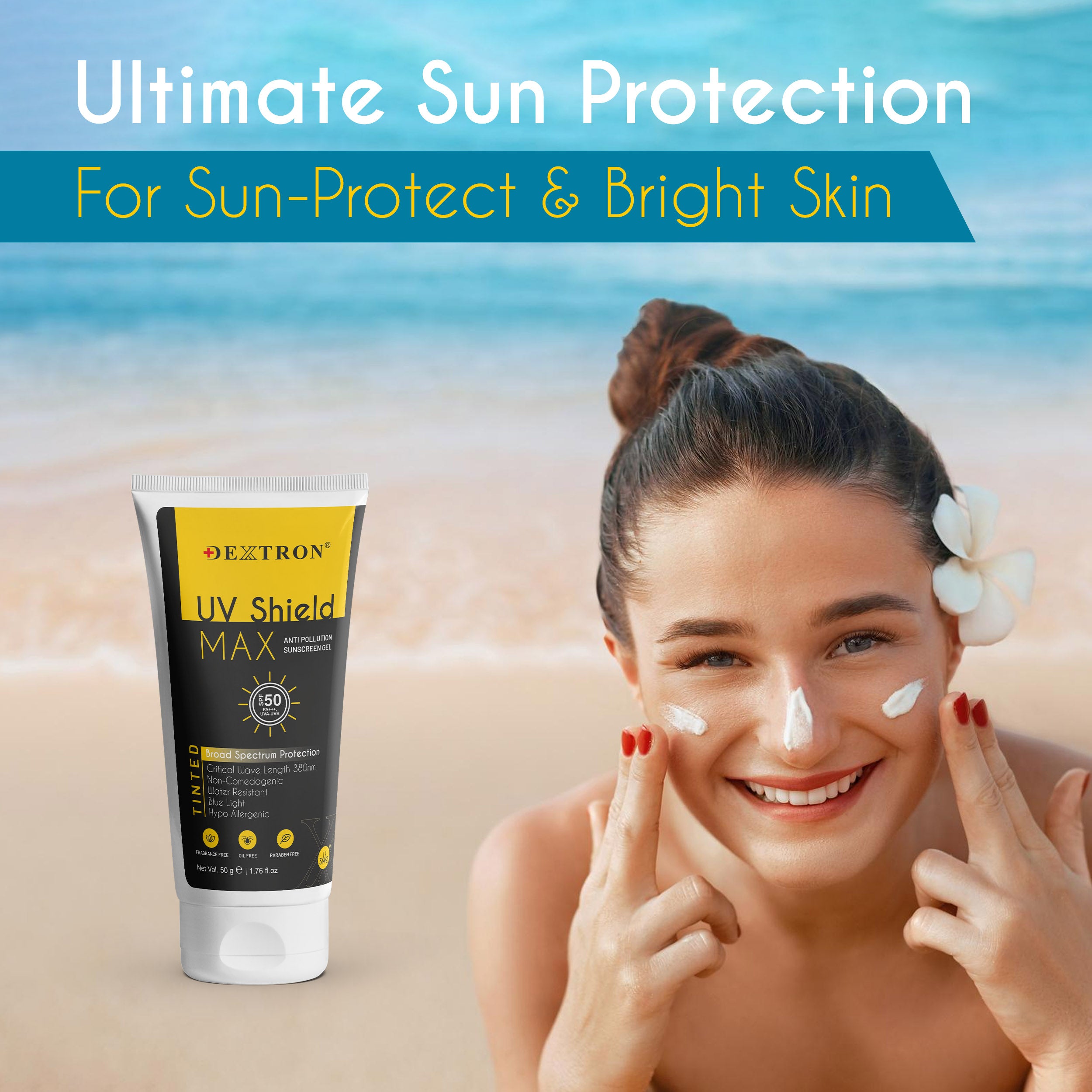 Dextron SPF50 UV Shield Max 50gm